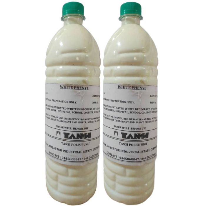 WHITE PHENYL /2 LITRE WITH PACKING. Tamil Nadu Small Industries Corporation  Limited