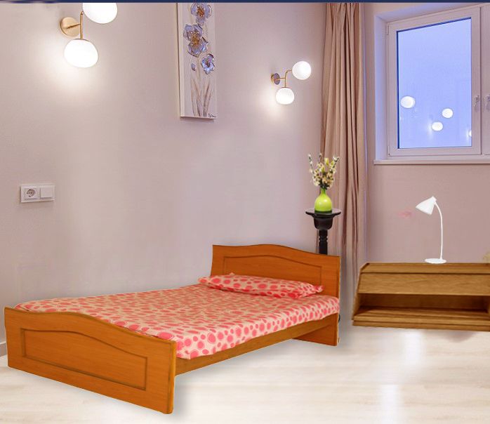 Single wooden hot sale cot price